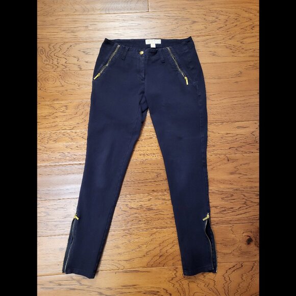 Michael Kors pants with gold zippers - Picture 1 of 4
